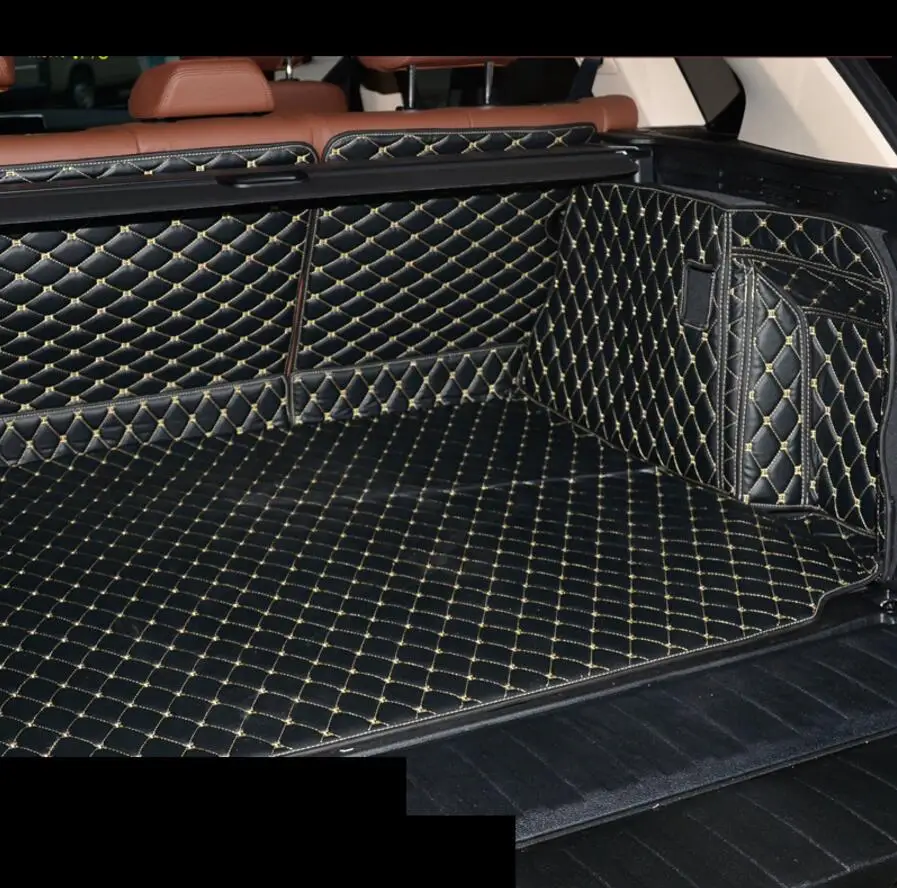 Коврик из волоконной кожи для багажника автомобиля bmw x5 2007 2008 2009 2010 2011 2012 2013 2014 2015