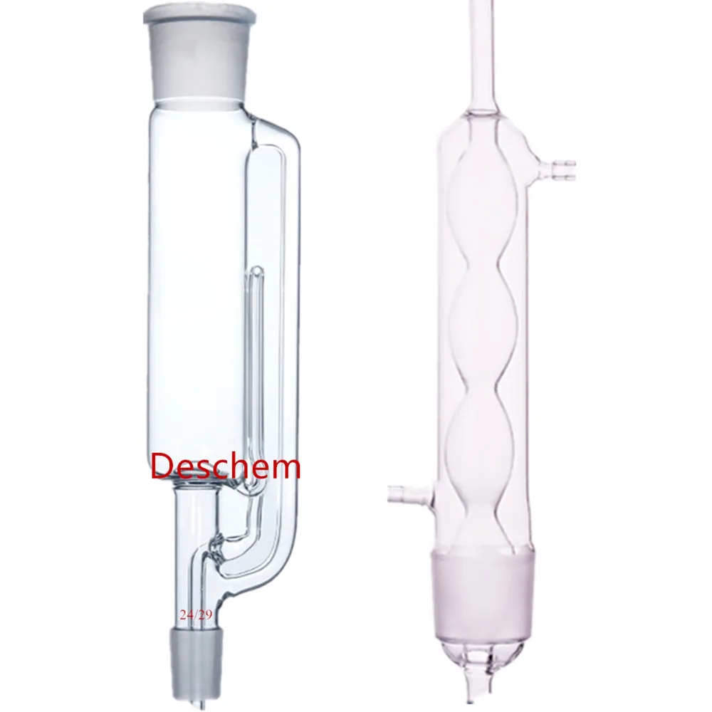 500 мл, 24/29, стеклянный экстрактор Soxhlet, холодильник Аллина& тело, лабораторный Набор стеклянной посуды