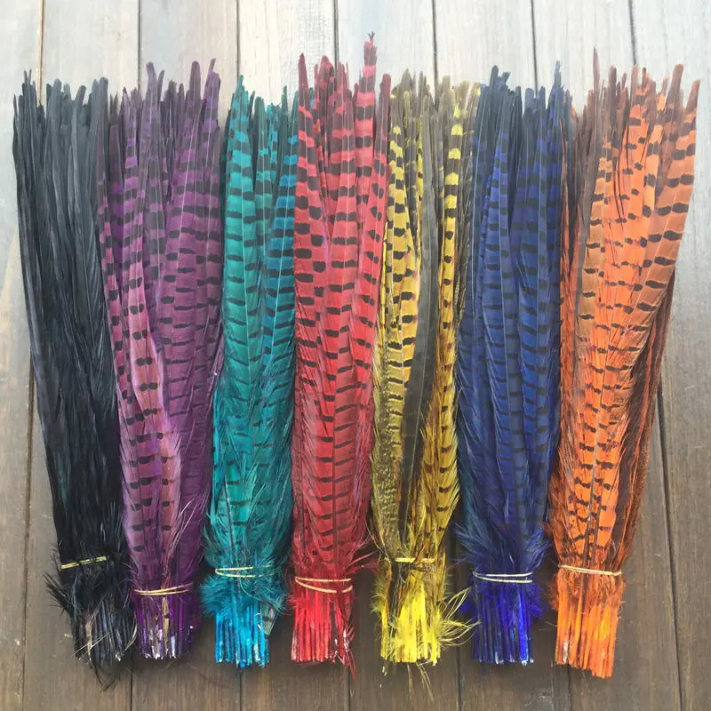 

Free shipping/50Pcs/Lot! 40-45cm long Multicolor Lady Amherst Pheasant Tail feathers, Lady Amherst Feathers for Hats&crafts etc