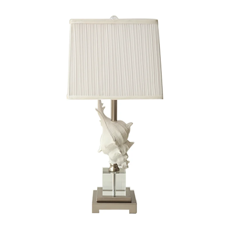 

Mediterranean Sea Style Conch Figurine Table Lamps For The Bedroom Led Table Lamp Bedside Lamp Bedroom Lamp