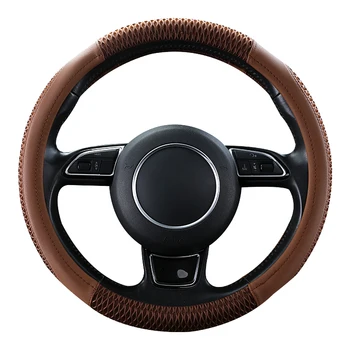 

CHE AI RENUniversal Car Steering-wheel Cover 38CM Car-styling Sport Auto Steering Wheel Covers Anti-Slip Automotive Accessories