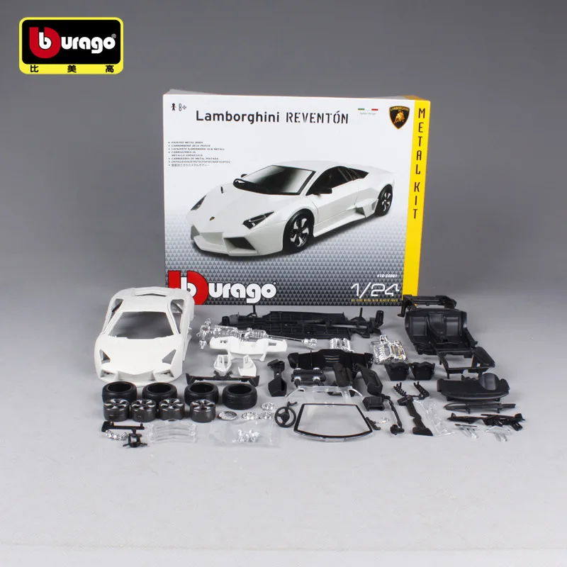 Модель спортивного автомобиля Lamborghini Bbruago 1:24 7 стилей собранная модель из сплава