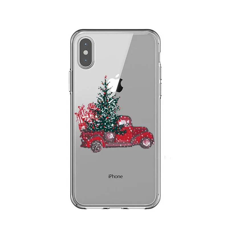 Vogue girl чехол для iPhone 11Pro Max Merry Christmas new year elk мягкий чехол для телефона для iPhone 5S, SE 6 6S 7 8 Plus X XS MAX XR