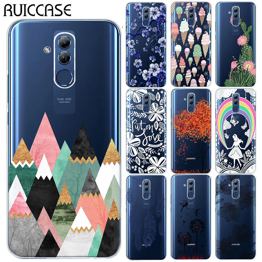 Мягкий чехол из ТПУ для Huawei Mate 10 20 Lite Pro Honor 9 8X 8C 7A Y6 2018 NOVA 4 3 3I View Capa | Мобильные