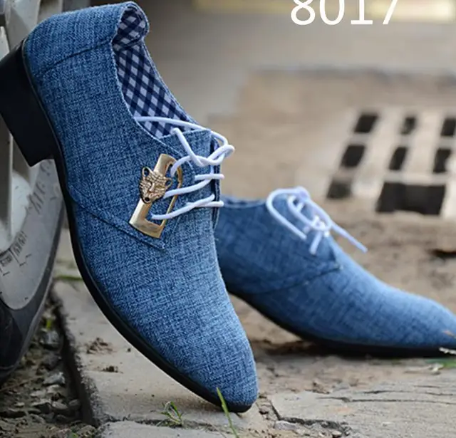 Spring And Summer Men's Business Casual Cloth Shoes Trend Male Tie