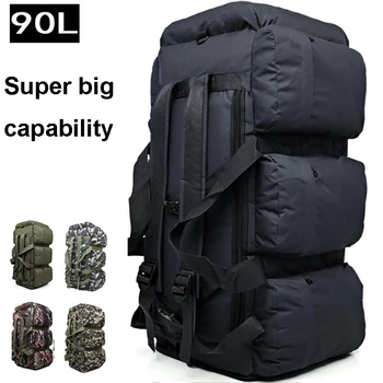 

90L Waterproof Climbing Hiking Backpack 90L Camping Bag Mountaineering Backpack Sport Outdoor Bike Bag Sport Travel Army Bag