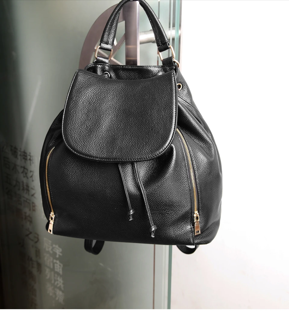 Рюкзак для путешествий из натуральной кожи Cobbler Legend, женская черная сумка, водонепроницаемый рюкзак для девочек, школьный женский дизайнерский Роскошный кошелек