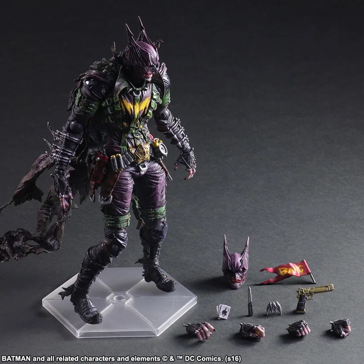 26cm anime movie figure PLAY ARTS DC comice Joker batman action figure collectible model toys for b