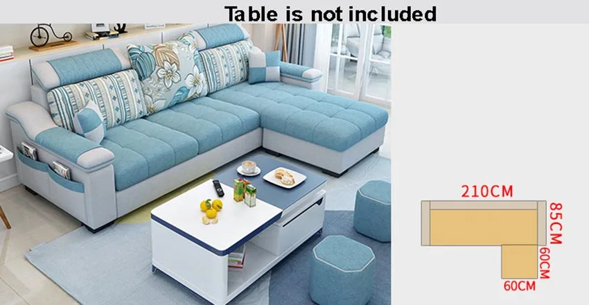 Новое предложение, партиями по 3 сиденье Лен Гостиная диван мебель для дома современный дизайн рамки мягкая губка L Форма мебель для дома