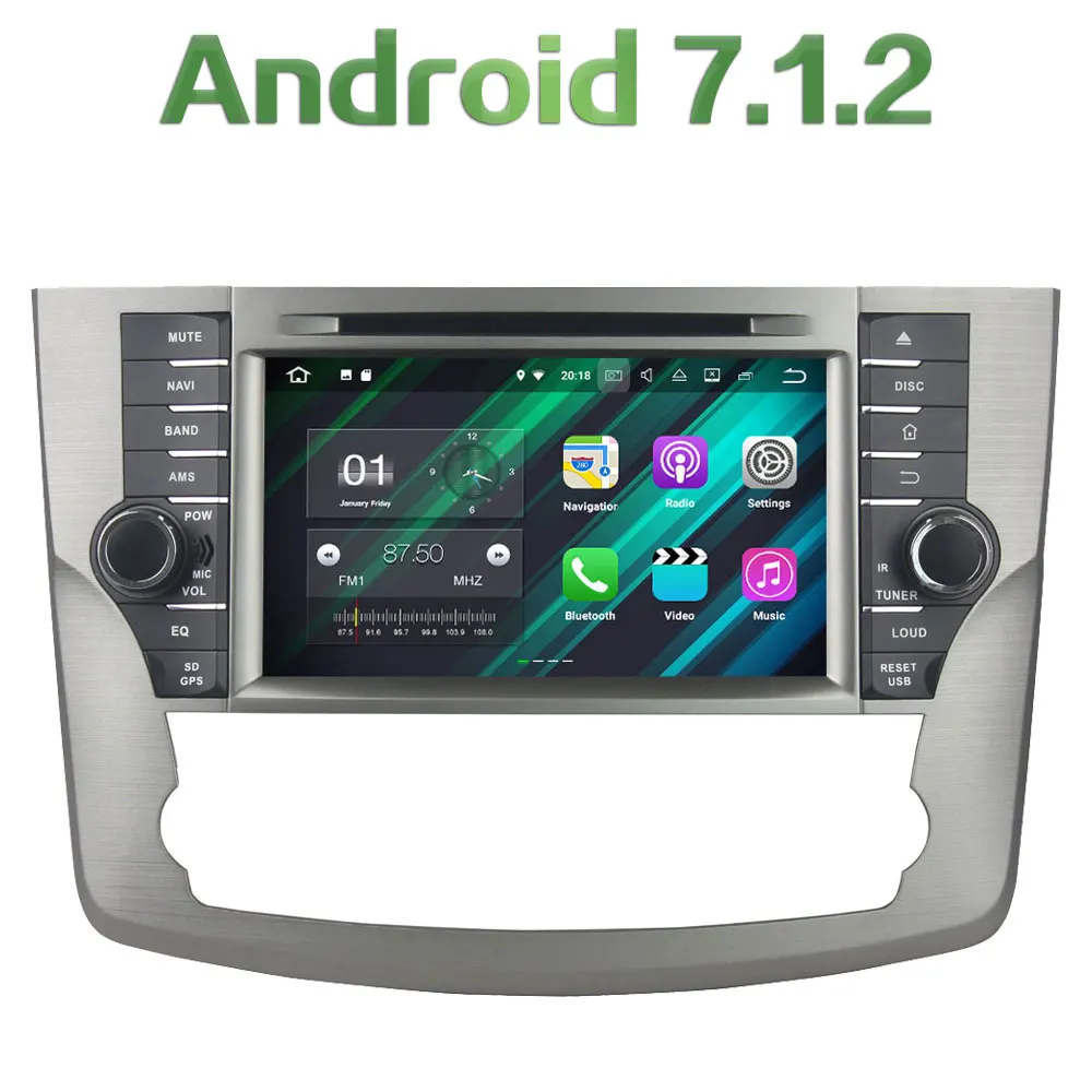 2GB RAM 2 Din 8 Android 7 1 2 Quad Core 1024 600 HD Touch screen