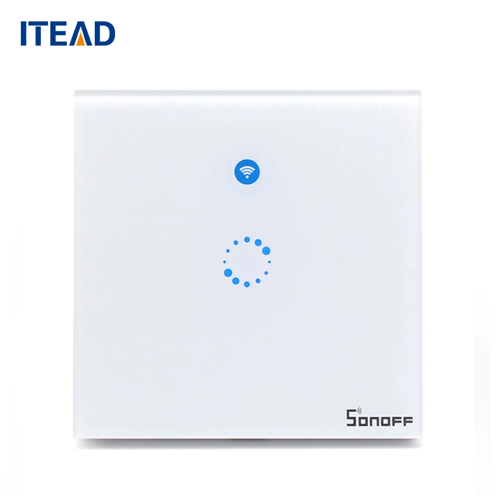 

Sonoff T1 Smart WiFi RF APP Touch Control Wall Light Switch 1 2 3 Gang 86 Type UK Panel Smart Home High Quality