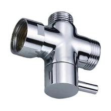 Сепаратор воды для душа тройниковый переходник Регулируемый Насадки для душа переключающий клапан 3 way Пластик перепускной клапан Аксессуары для ванной комнаты