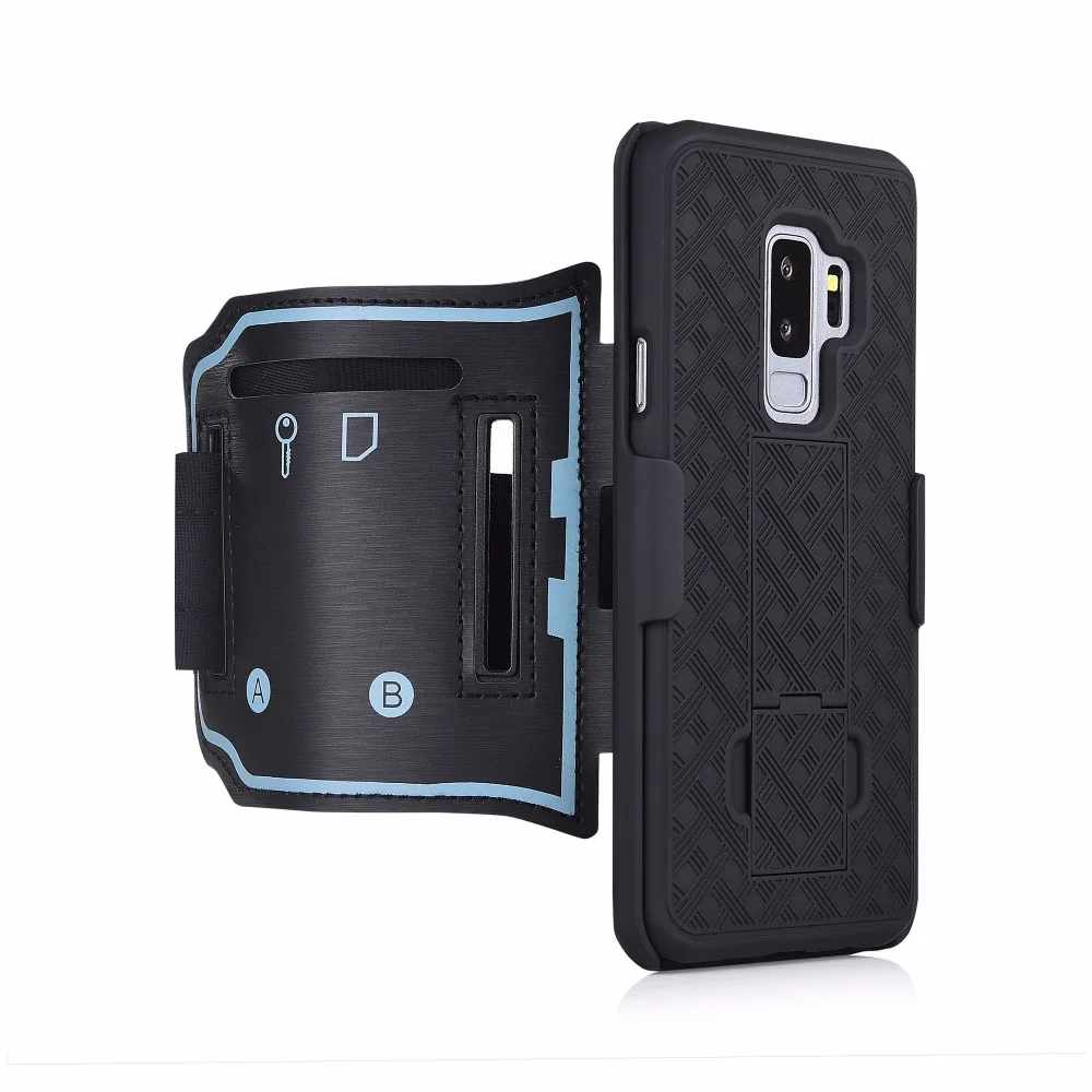 S9plus الرياضية غطاء إطار هاتف محمول شارة ل Sumsung galaxy s9 plus رياضة الجري ممارسة حامل هاتف الذراع الفرقة kickstand قوي S9plus الرياضية غطاء إطار هاتف محمول شارة ل Sumsung galaxy s9 plus رياضة الجري ممارسة حامل هاتف الذراع الفرقة kickstand قوي