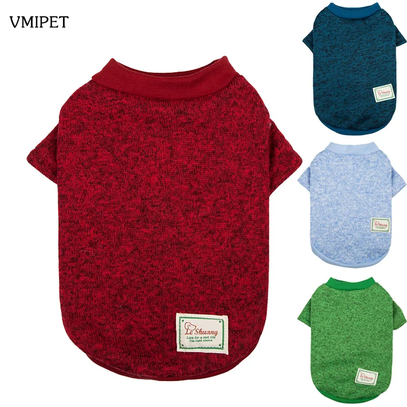 14 Colors Dog Clothes Warm Winter Coat Minimalism Design Sweater Sport Jacket Warm Coat Cute Cat Clothing Puppy Dogs Gift DC0463