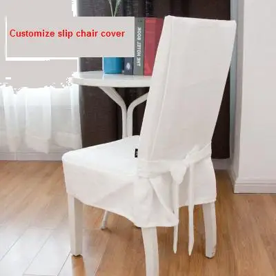 Высокое качество обеденный стул крышка высококлассные минималистичный стиль толстый хлопок лен Чехол для стула стульные покрытия