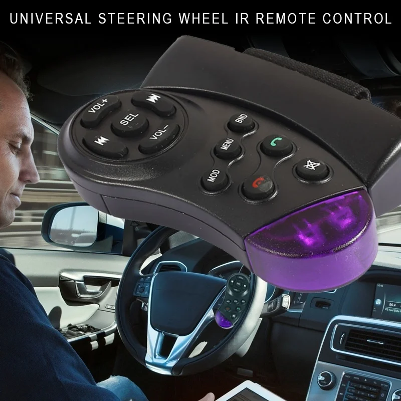 Universal Steering Wheel Button Remote Control Key For GPS Car CD DVD TV MP3 Player Android Car Radio Auto Accessories