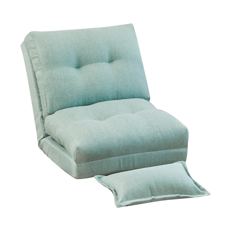 

15%Creative folding lazy sofa living room fabric sofa bed simple dormitory single small sofa small apartment floor sofa