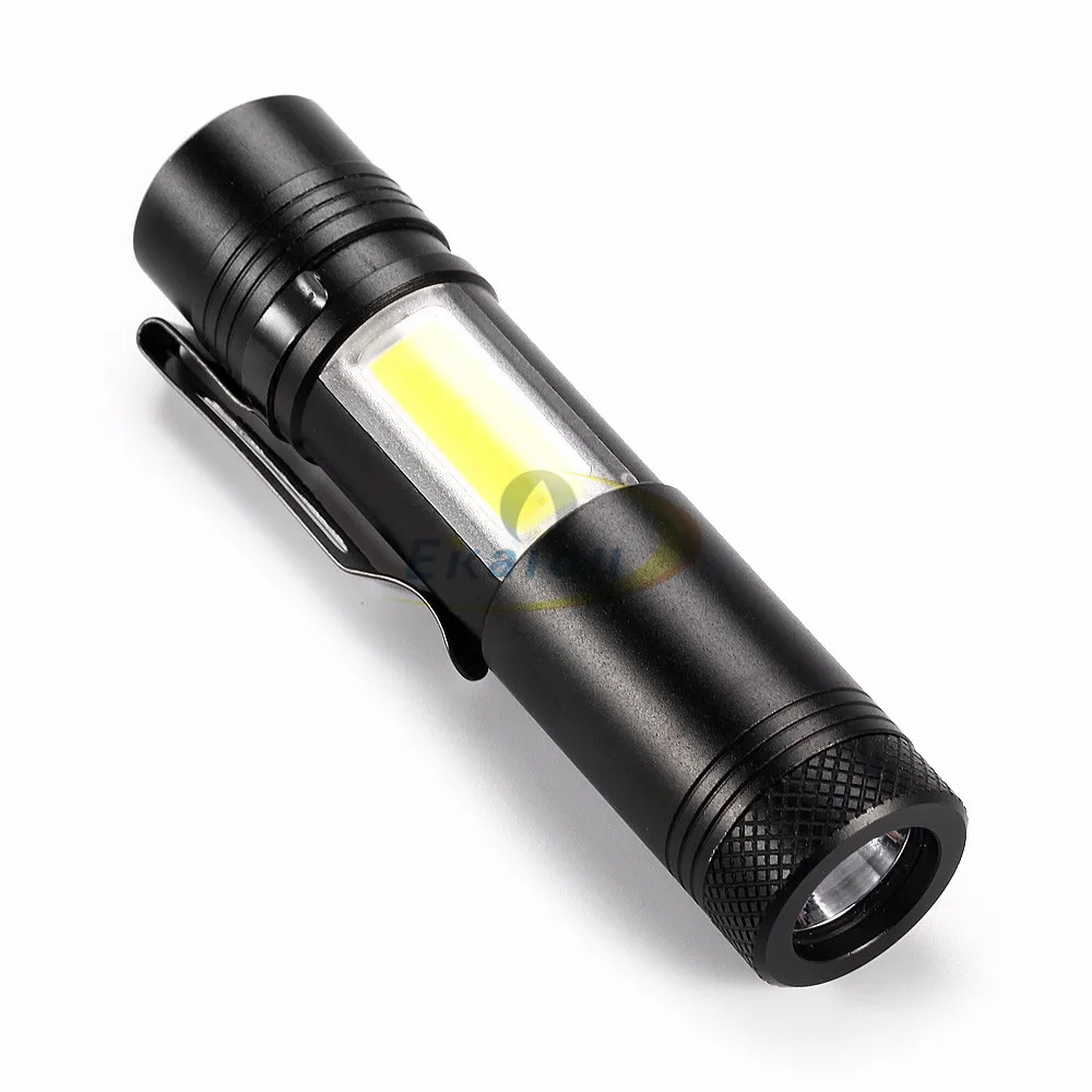 new-MINI-Portable-Led-Flashlight-with-Clip-XPE-LED-COB-LED-Torch-Super-Bright-high-lumens (4)