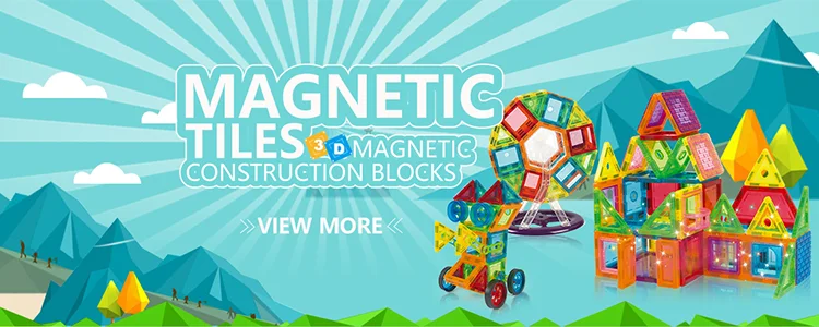 BD Большой размер бренд ABS пластиковые магнитные плитки 3D Магнитные строительные блоки DIY Пластиковые Игрушки