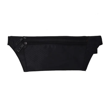 

2016 Hot StyleWaist Bag Polyester Closure Belt Black for Men Women