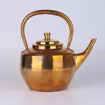 

Pure copper thickened hand-made kettle teakettle Chinese tea pot puer tea white oolong tea durable China teapot gift 5L