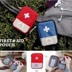 1 шт. портативный набор первой помощи для путешествий на открытом воздухе сумка для лекарств для дома маленькая медицинская коробка для