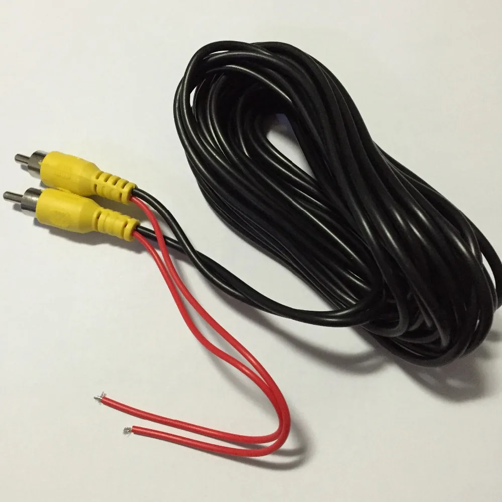 6 Meters RCA Video Signal Cable Waterproof 6M RCA Car Video Cable with Detection Wire For Car Rear View Camera mini DVR Kits 6 Meters RCA Video Signal Cable Waterproof 6M RCA Car Video Cable with Detection Wire For Car Rear View Camera mini DVR Kits