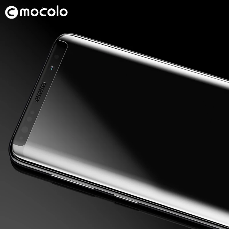 Жидкое УФ стекло для защиты экрана Samsung Galaxy S8 S9 S10 Plus полностью склеенное 5d с
