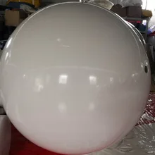 Белый надувной поливинилхлоридный шар