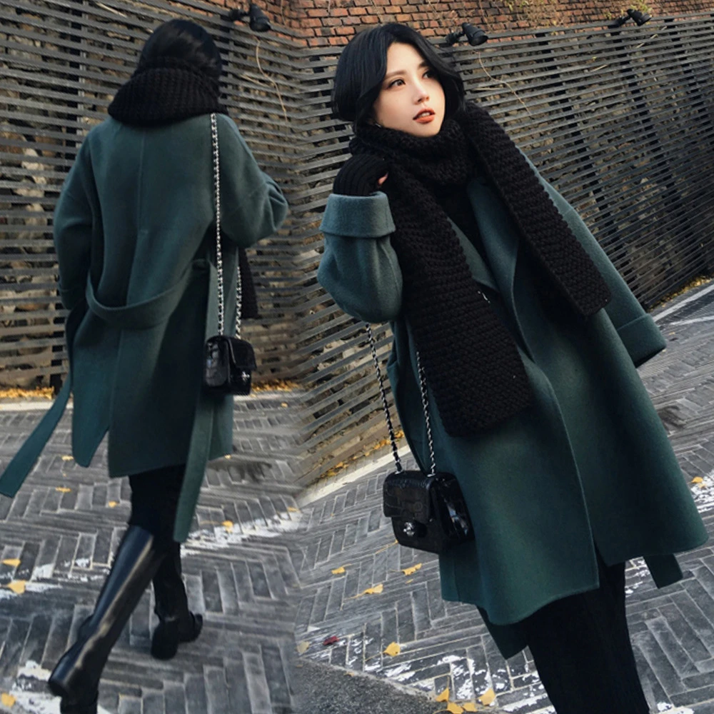 Abrigos mujer invierno 2018 nueva moda abrigo de suelta engrosada seda gusano capullo mujer abrigo casaco femenino|Lana y - AliExpress