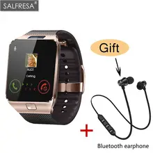 SALFRESA Bluetooth Смарт часы DZ09 Smartwatch TF SIM Камера для мужчин женщин спортивные наручные для samsung huawei Xiaomi телефона Android