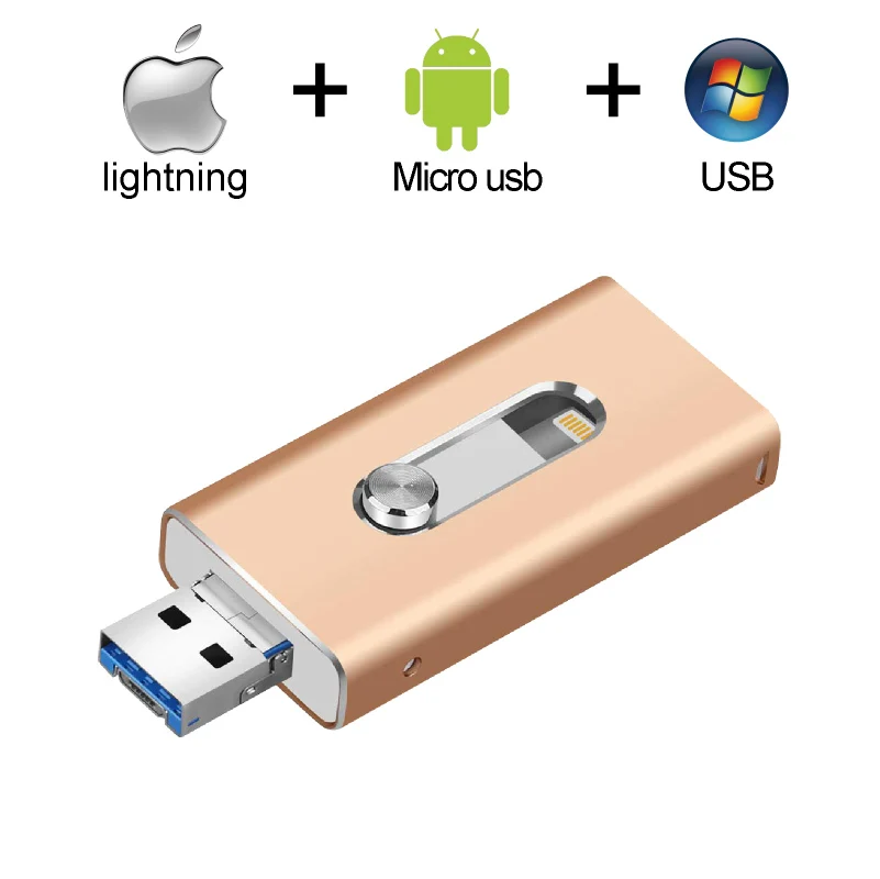 Флеш-накопитель 128 Гб 64 ГБ 32 ГБ 16 ГБ флеш-накопитель USB 3,0 OTG iFlash drive HD USB флеш-накопители для iPhone 7 iPad iPod iOS Android Phone