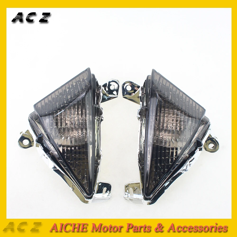 

ACZ Motorcycle Front LED Turn Signal Lights Shift Light Blinker Indicator Flashers For Kawasaki Ninja ZX6R ZX10R ZX14R ZZR1400
