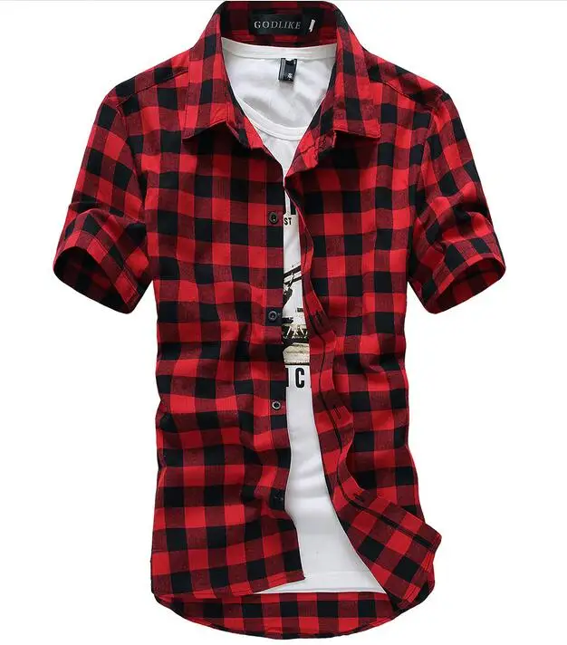 Męskie Plaid Koszule 2016 New Arrival Moda męska Kratę z Męskie Plaid Koszule 2016 New Arrival Moda męska Kratę z