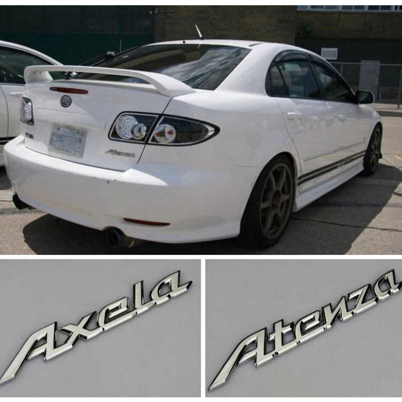 Autoexe Стикеры для Mazda 3 4 года 5 6 CX CX3 Atenza Axela MX RX8 RX7 323 626 Скорость хромированные