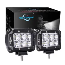 2 шт. 4 шт 4 дюйма 18 W светодио дный Работа свет лампы бар 24 v 12 V IP67 Спот Наводнение на 4×4 OFF ROAD ATV Грузовик Лодка UTV SPOTLIGHT