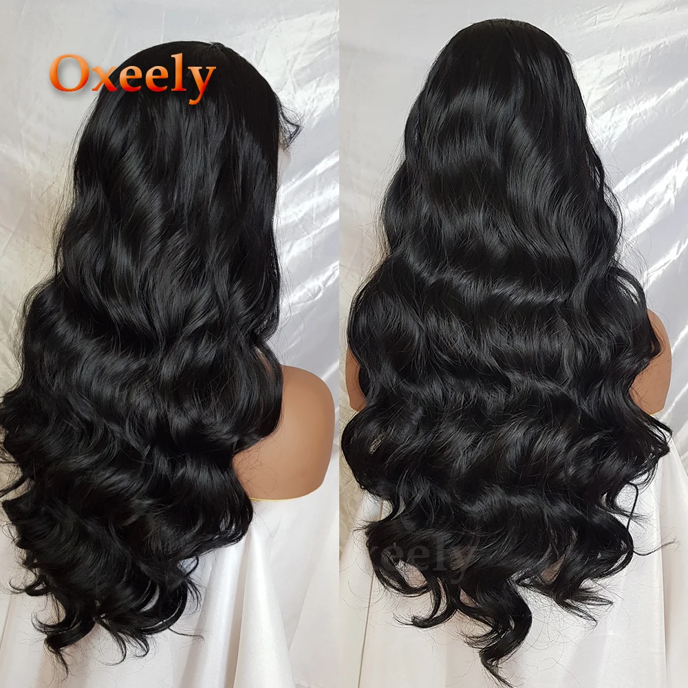 Long-Body-Wave-Hair-Black-Color-Synthetic-Lace-Front-Wigs-Natural-Hairline-Baby-Hair-Synthetic-Lace (3)