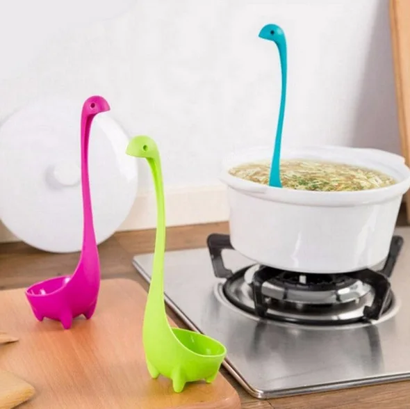 

free shipping can be set to hang the big spoon nessie big spoon handle#6083