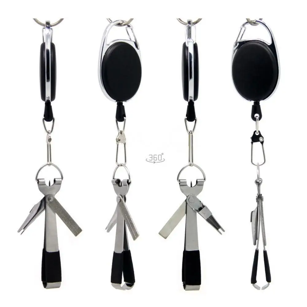 Multifunctional Tweezers Portable Fishing Pliers Outdoor Unhooking Cutting Line Fast Knotting 4-in-1 Wire Cutter | Спорт и