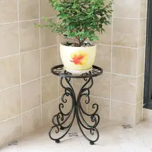 Living room wrought iron flower stand room built-in rack wrought iron floor-standing balcony hanging orchid flower pot flower