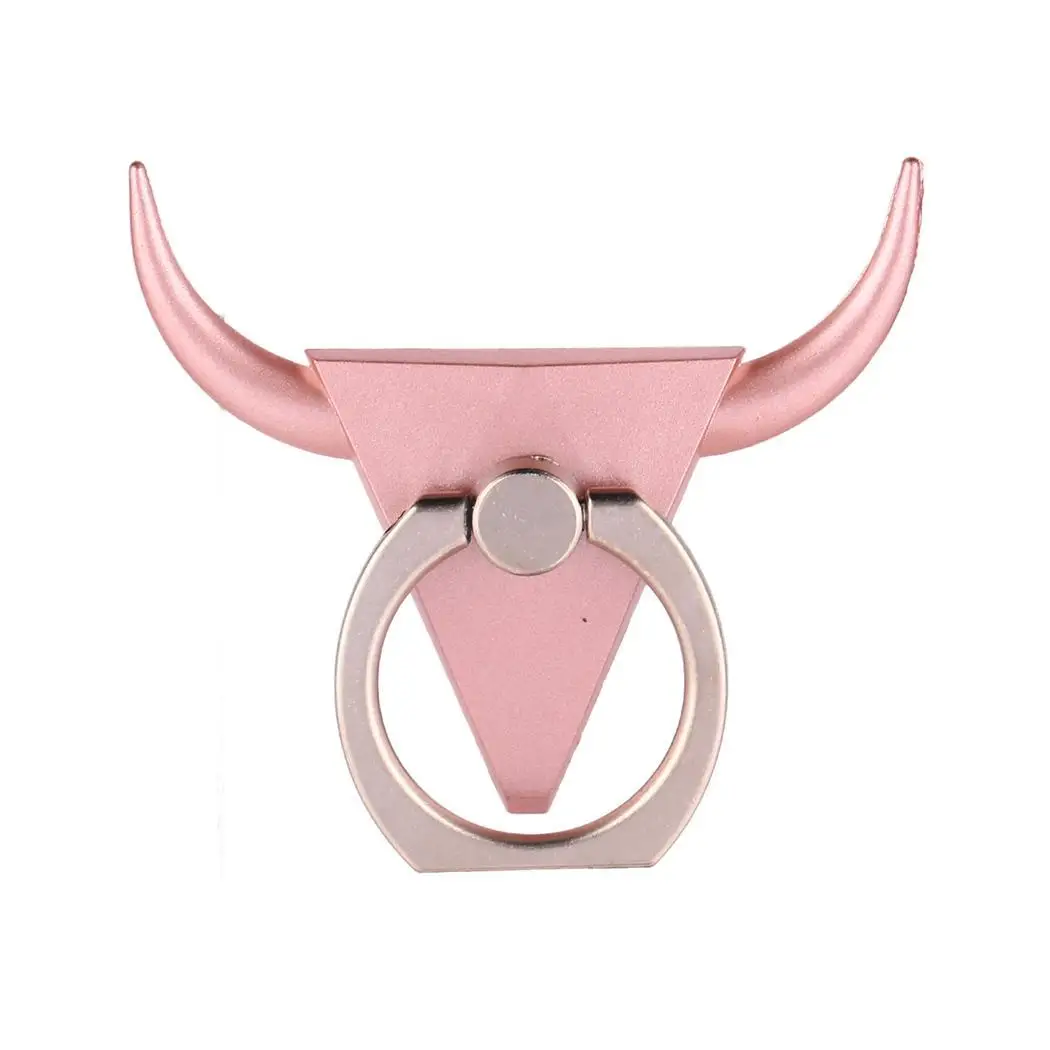 Universal Bull Zinc Alloy Universal Mobile Phone 360 Degree Finger Ring Metallic Stand Holder for iPhone/Samsung/Huawei/Xiaomi Universal Bull Zinc Alloy Universal Mobile Phone 360 Degree Finger Ring Metallic Stand Holder for iPhone/Samsung/Huawei/Xiaomi