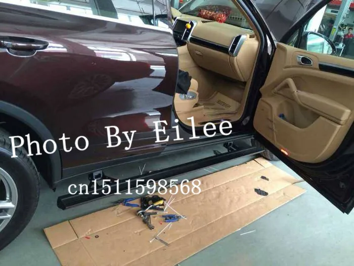 

Suitable for Porsche Cayenne 2011 2012 2013 2014 2015 aluminium Electric running board side step Nerf bar