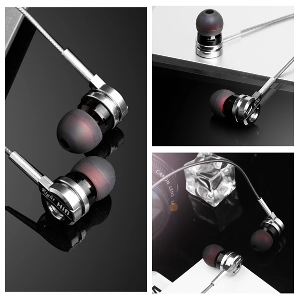 Новые металлические наушники стереонаушники DJ с басами для iphone Samsung Xiaomi Mobile MP3 Hi Fi