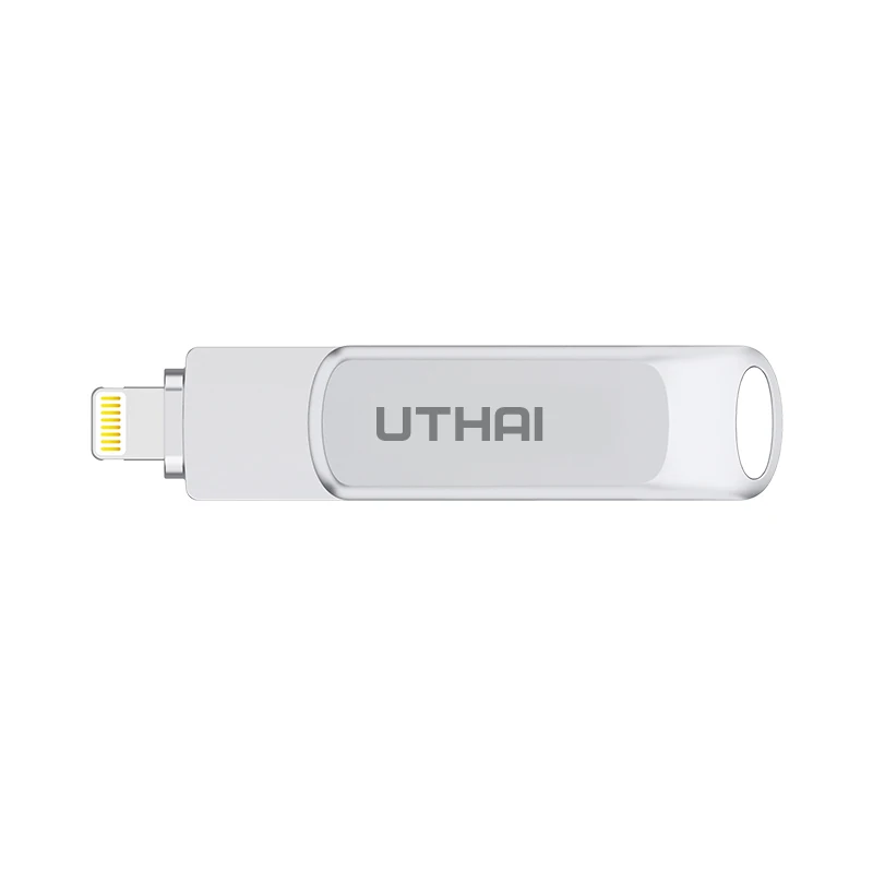 USB флеш накопитель UTHAI T80 с разъемом Lightning/Micro/USB 3 0 128 ГБ 64 ГБ|pendrive stick|metal pen driveusb flash