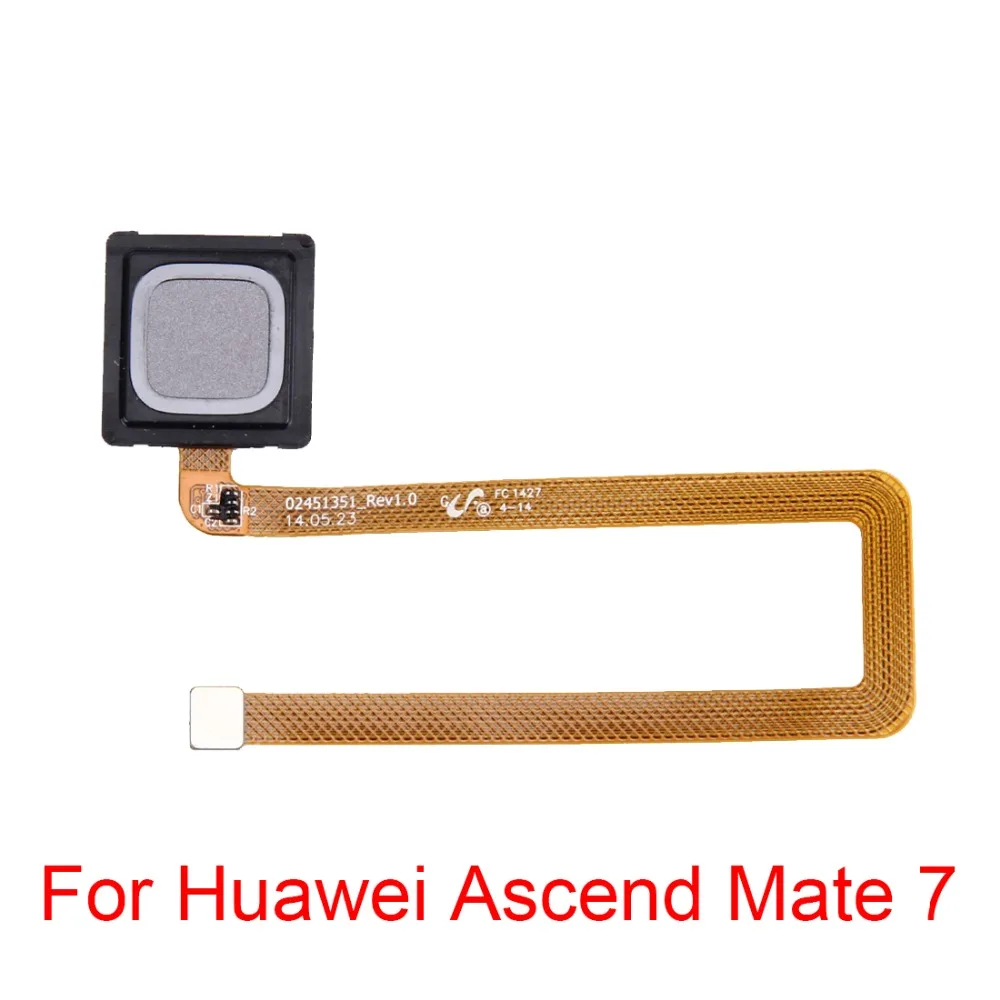 Гибкий кабель для huawei Ascend mate 7/P20 Pro/P20/mate 10/Nova 2 S/Honor V10 с датчиком отпечатков пальцев