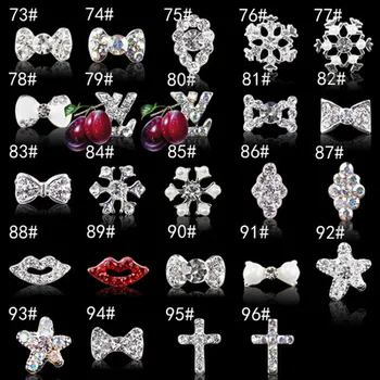 

2018 100pcs Crystal Colourful Nail Rhinestone Alloy Nail Art Decorations Glitter 3D Charm Ellipse DIY Nail Jewelry