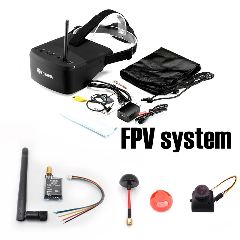Eachine EV800 5.8G 40CH Video Goggles TS5823 32CH Hole