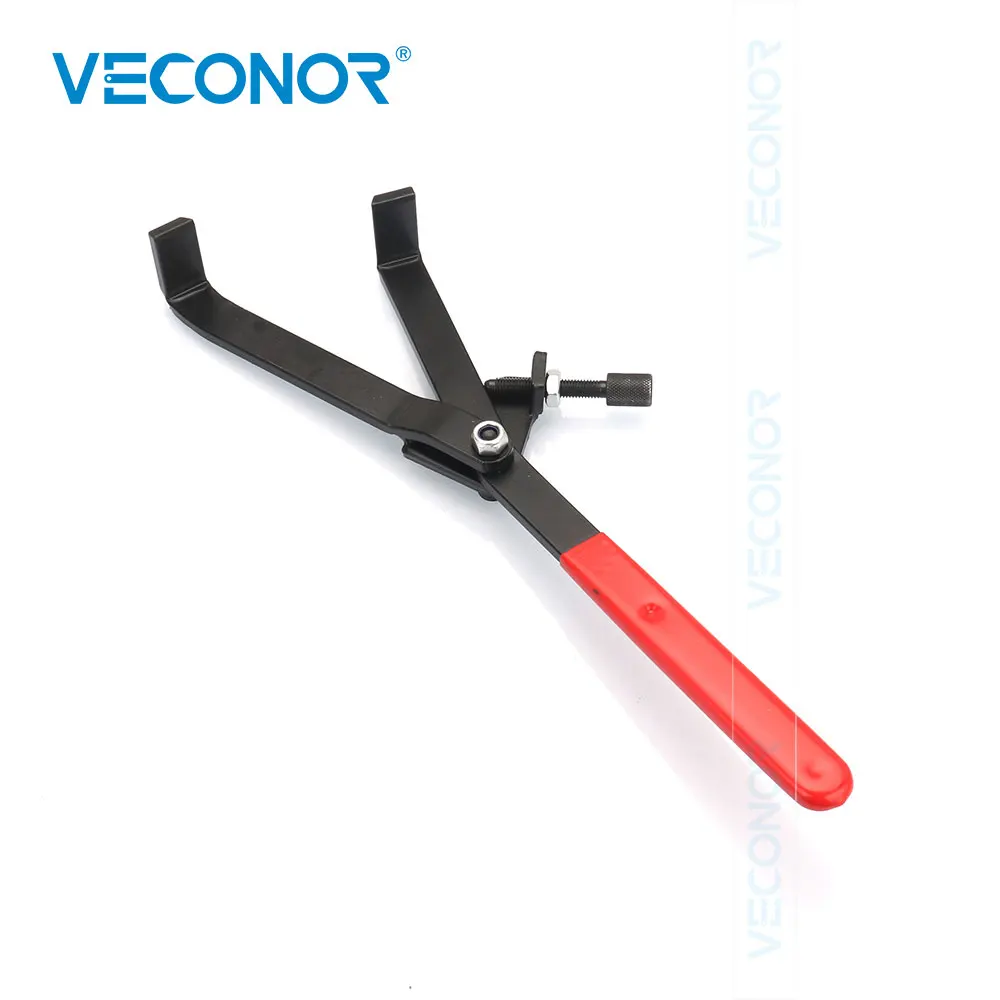 

VECONOR Motorcycle Flywheel Spanner Pulley Disc Clutch Disassembly Tool Dirt Pit Bike Universal Adjustable Pulley Holder Wrench