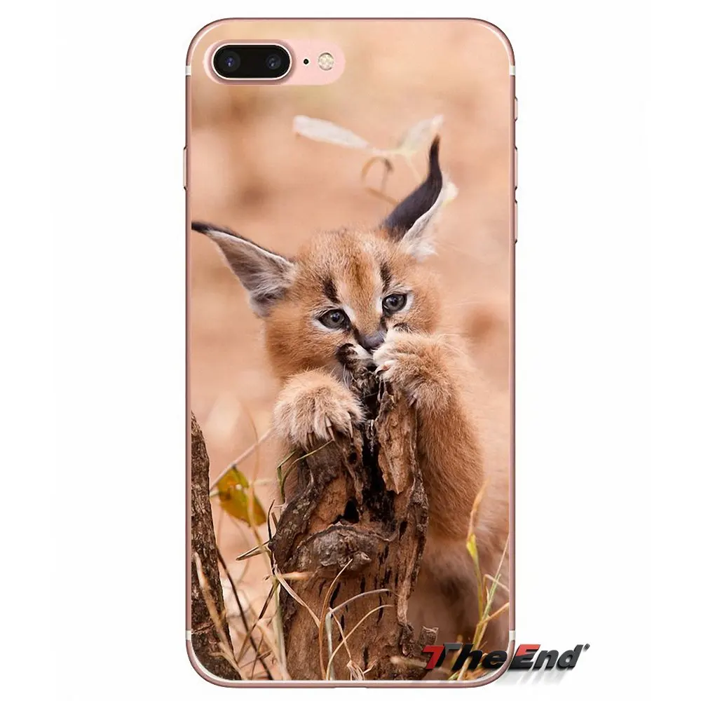 Мягкий ТПУ чехол для Xiaomi Redmi 4 3 3S Pro Mi3 Mi4 Mi4i Mi4C Mi5 Mi5S Mi Max Note 2 Africa Lynx Caracals kitten|tpu case|note