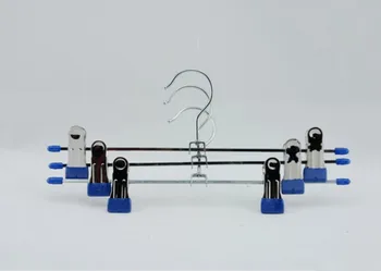 

[Free shipping] Adjustable Stainless steel Hanger with Clips for Skirt (30 Pieces/ Lot)